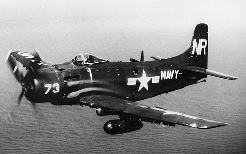 US Navy Douglas AD-4Q Skyraider