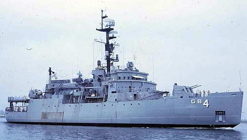 USS Glacier AGB-4 at Boston, August 1960