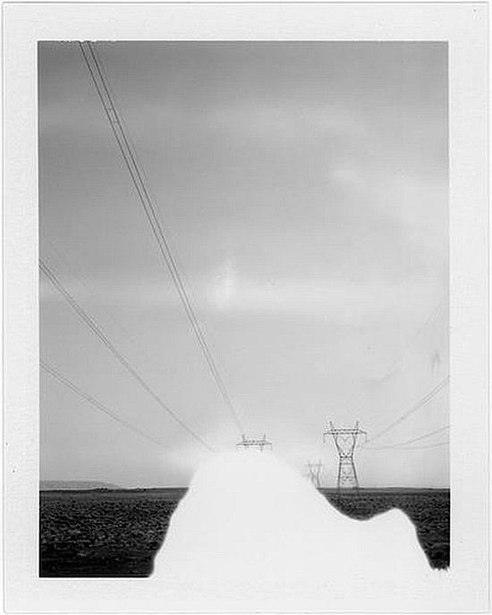 Zigzag Pattern on Polaroid Photograph